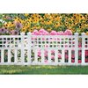 Suncast Suncast 24  L X 20.5 in. H Resin White Garden Fence GVF24